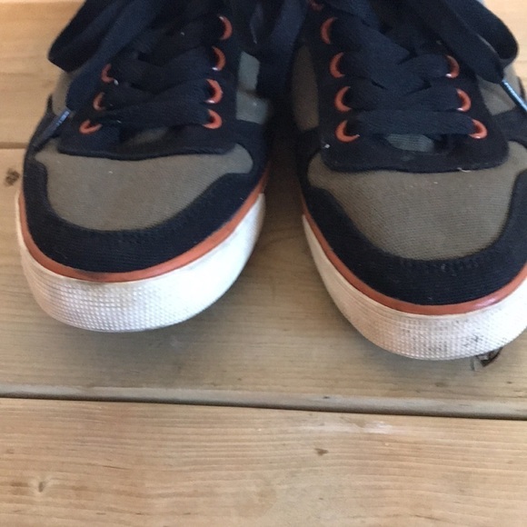 Pony Madison skateboard shoes sneakers black gray orange size 7.5 - Picture 5 of 10